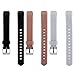 I-SMILE 3PCS Newest Version Colorful Replacement Wristband with Secure Clasps for Fitbit Alta Only(No Tracker, Replacement Bands Only)