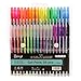 36 Colors Gel Pen Coloring Set - Refill Highlighter for Kids&Adult Coloring, Writing, Drawing - Glitter,Neon,Gouache Colors
