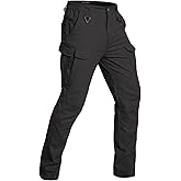 NAVEKULL Men's Flex Tactical Pants Cotton Stretch Work Cargo Pants Lightweight EDC Outdoor Hiking Trousers