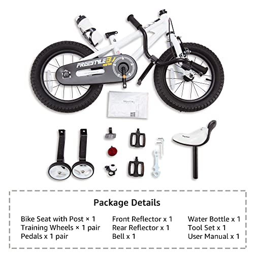 RoyalBaby Kids Bike Boys Girls Freestyle BMX Bicycle with Training