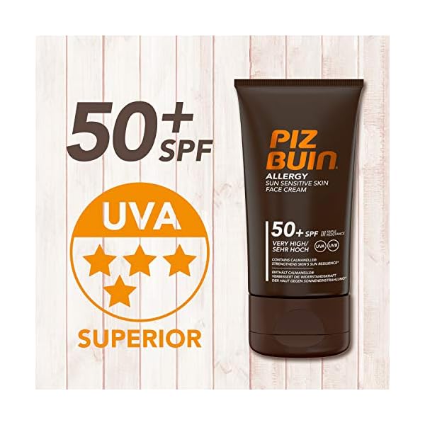 Piz-Buin-Allergy-Sun-Sensitive-Skin-Face-Cream-SPF50-50ml Piz Buin Allergy Sun Sensitive Skin Face Cream SPF50+, 50ml
