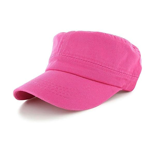 Hot-PinkUS-SellerMilitary-Style-Caps-Hat-Unizex-Bucket