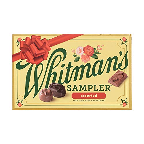 Whitman's Assorted Chocolates Holiday Sampler, 10 Ounce (22 Pieces)