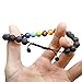 Jovivi 1pc 7 Chakra Healing Crystal Bracelet Lava Stone Diffuser Bracelet for Meditaion,Crystal Healing