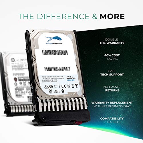 1 TB 7.2K RPM 512e SAS 12Gb/s 128MB Cache 2.5-Inch HDD for HP Proliant Servers | Enterprise Hard Drive in G7 Tray Compatible with 605832-002 605835-B21 606020-001 MM1000FBFVR - Thumbnail 4