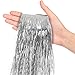 Silver Tinsel Strands Metallic Icicle Silver Streamers Pack of 2000 for Holiday Christmas Tree Birthday Baby Shower Anniversary Engagement Bridal Party Decorations