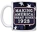 90th Birthday Gifts For All Making American Great Since 1931 Birthday Gift Coffee Mug Tea Cup USA Flag