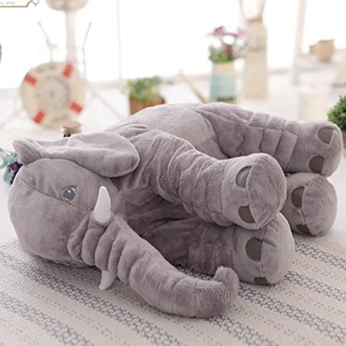 Rainbow Fox Grey Elephant Stuffed Animals Plush Toy Animals Cushion(Gray) Toys & Games, Stuffed Animals & Plush Toys, Plush Pillows
