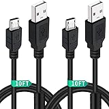2 Pack 10FT PS4 Controller Charger Charging Cable