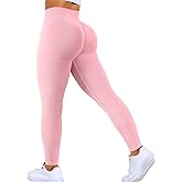 ASERAY Seamless Leggings Scrunch Butt Lifting Leggings for Women Gym Workout Legging for Women Tummy Control Yoga Pant