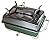 The Clean Hands & Charcoal Saving Large Portable Charcoal Grill by Raptor Grilling