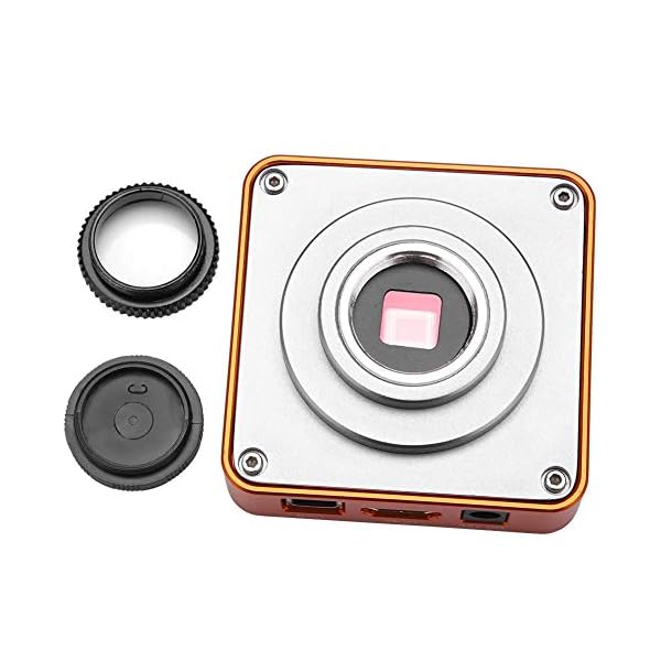 Akozon Mikroskop Kamera 21MP HDMI USB C-Mount Industrie Mikroskop Kamera Set 2K 1080P HD Videokamera EU-Stecker 220V… – Bild 7