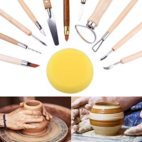 ETEPON Pottery Tools Clay Sculpting Tools Set of 42PCS(ET026)