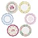 Talking Tables TS6-VINTAGE-PLATE Truly Scrumptious Tea Party Vintage Floral Paper Plates Small, Mixed colors primary