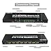 SGEYR HDMI Matrix 6x2 HDMI Matrix Switch Spillter HDMI Matrix 6 Input 2 Output HDMI Switch Audio Extractor SPDIF HDMI Switch Splitter with IR Remote Support ARC 4K@30Hz (HDMI Matrix 6X2)