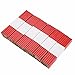 72Pcs 175mm Red Carpenter Pencil Octagonal Hard Woodworking Marking Lead Pencils