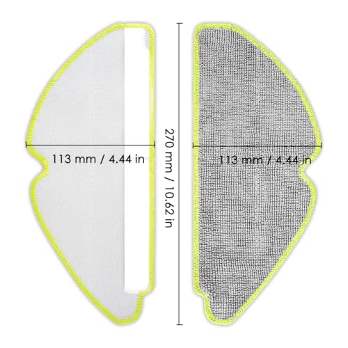 (5 Piezas) Almohadillas de fregona Repuesto para iRobot Roomba 115 Combo | Lavables, reutilizables, Materiales de microfibra, gran capacidad de absorción y limpieza