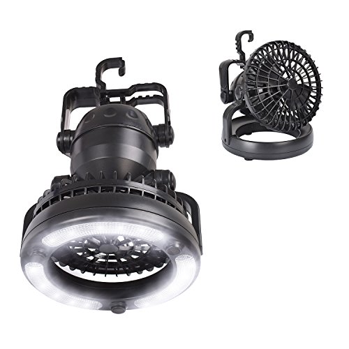 Vovoly Camping Lantern Led Battery Outdoor Tent Lights With Ceiling Fan Black Buy Online In Guernsey At Guernsey Desertcart Com Productid 60776761