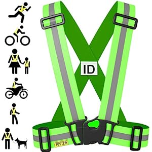 Tuvizo Hi Vis Vest – Reflective Gear for High Visibility Running and Cycling