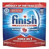Finish - Max in 1 - 82ct - Dishwasher Detergent - Powerball - Dishwashing Tablets - Dish Tabs