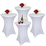 Albassa 4 Pack Cocktail Table Covers