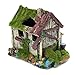 Delight eShop Aquarium Landscaping Decoration Resin House Cave Fish Tank Ornament With Moss