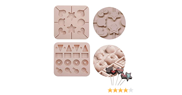 Molde de silicona de Baker DEPOT para Lollipop, chocolate ...