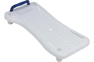 Soaids Bathtub Shower Bench, Adjustable Tub Transfer Benches, Non-Slip Bath Seat Board with Handle for Seniors or Recovery, F