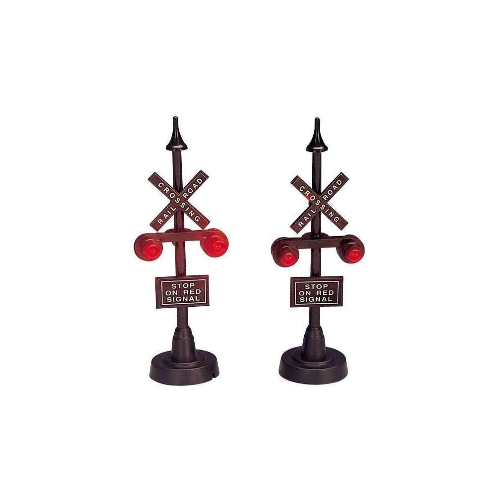 Lemax Christmas Village Railway Stop Light Set Of 2 - 34954