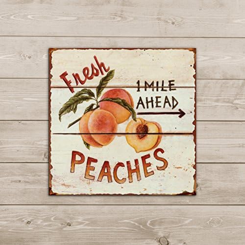 Vintage tin sign for home decor priced at $12.95.