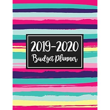 Budget Planner 2019-2020: Two year Daily Weekly & Monthly Calendar Expense Tracker Organizer For Budget Planner And Financial Planner Workbook ( Bill ... color (Budget Book Monthly Bill Organizer)