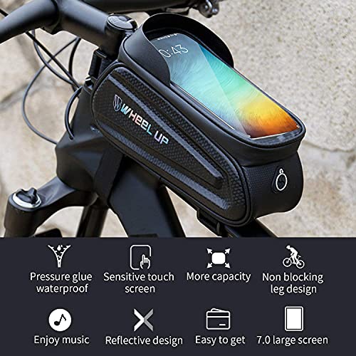 Suksadum Bike Phone Front Frame Bag Bicycle Bag Waterproof Bike Phone