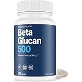 Better Way Health™ - Advanced Immune Readiness - Highly Purified 1,3/1,6 Beta Glucan 500 - Clinically Tested Immune Defense - 500mg/60 Capsules (Pack of 1)