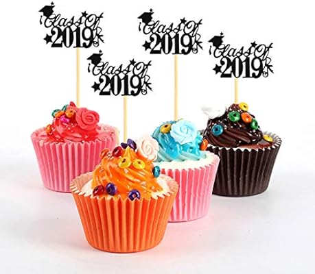 Class Of 2019 Graduation Season Cake Insertion Card Cake Topper