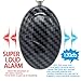 130dB Personal Alarm Premium Emergency Safety Sound Whistle Self-Defense Security Alarm Cute Bag Decoration for Kids/Women/Girls/Elderly Self Protection (3 Pack, Black)