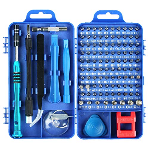 Screwdriver Set, Apsung 110 in 1 Repair Tool Kit Multi-function Magnetic Precision Screwdriver Set,Flexible Shaft Compatible with Mobile Cell Phone Iphone Android Ipad Computer Laptop Computer PC