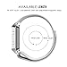 MoKo Fitbit Blaze Band, Milanese Loop Mesh Stainless Steel Bracelet Watch Strap for Fitbit Blaze Smart Fitness Watch with Unique Magnet Lock, No Buckle Needed, Frame NOT Included - Silver
