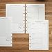 Assignment Tracker for Disc-Bound Planners, Half Letter Size, Fits Circa Junior, Arc by Staples, 5.5