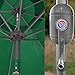 Best Choice Products 9ft Outdoor Water/UV-Resistant Market Patio Umbrella w/Crank Tilt Adjustment, 180G Polyester, Wind Vent, 1.5in Diameter Aluminum Pole - Green