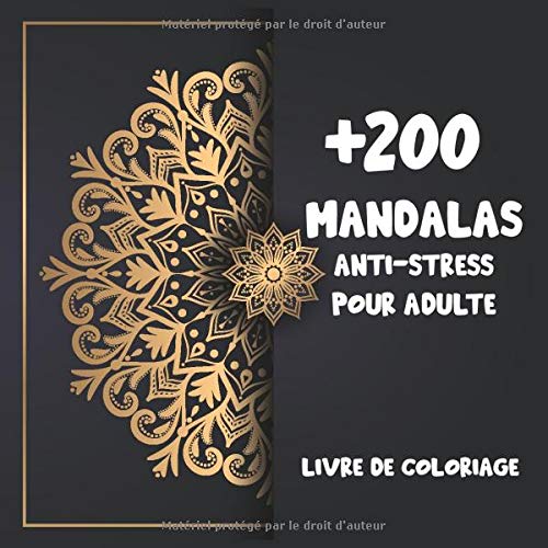 200 Aandalas Anti Stress Pour Adulte Livre De Coloriage Cahier De Coloriage Pour Adulte 200 Pages A Colorier Pour Soulager Le Stress Et Se Detendre Amazon Fr Livres Activites Fadil Livres