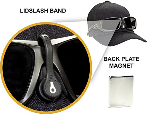 baseball cap with sunglass holder
