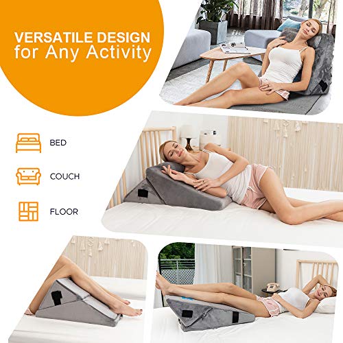 leg wedge memory foam pillow