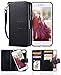 iPhone 7 Case, iPhone 7 Wallet Case, Crosspace Premium PU Leather Flip Wallet Case 2-in-1 Protective Magnetic Shell with Credit Card Holder and Wrist Lanyard for Apple iPhone 7 4.7
