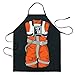 ICUP Star Wars - Luke Skywalker X-Wing Pilot  Be The Character Adult Size 100% Cotton Adjustable Black Apron