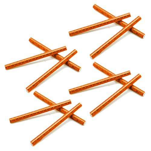 Dcolor 12pcs Bike Riding Bicycle Wheel Spoke Reflector Reflective Mount Warning Light(Orange)