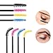KEDSUM 300pcs Multicolor Disposable Mascara Wands Eyelash Brushes Eye Lash Brush Eyebrow Applicator Makeup Applicators Brush Kit