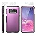 YOUMAKER Case for Galaxy S10e, Metallic Purple Case with Built-in Screen Protector Heavy Duty Protection Full Body Shockproof Slim Fit Cover for Samsung Galaxy S10e 5.8 inch (2019) - Purple