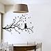 TOOGOO(R) Newly designed Cat On Long Tree Branch DIY Vinyl Wall Sticker Animals Birds Wall Decal Art Transfers Window Sticker Home Decor-99150cm