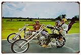 ERLOOD Metal Tin Sign Motorcycle Retro Vintage Home Decor Metal Bar Tin Sign 12 X 8