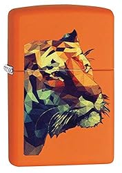 Zippo Tiger Orange Matte Pocket Lighter